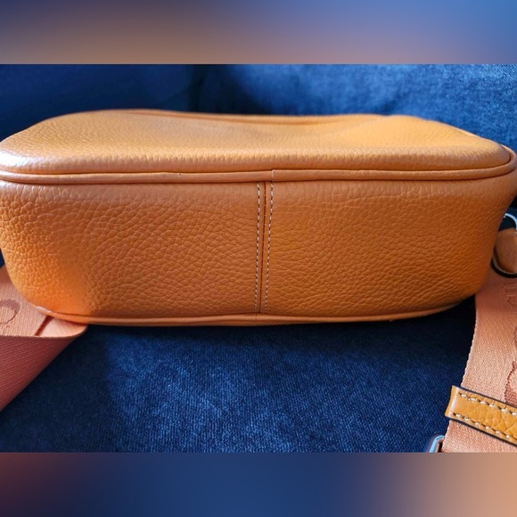 Orange Coach crossbody leather bag - Picture 15 of 16
